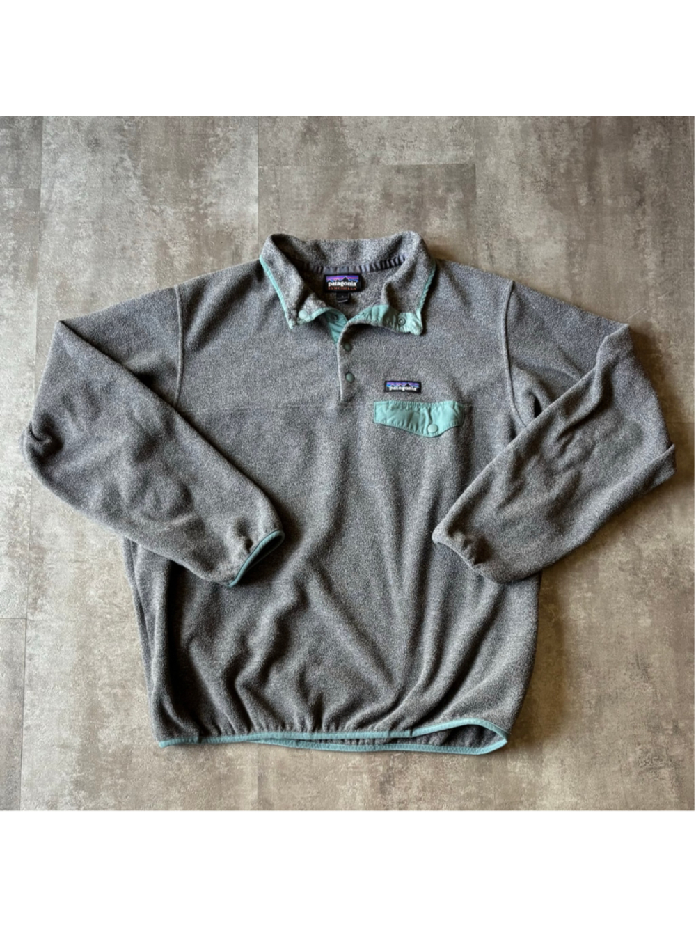Patagonia Snap T Fleece Sweater Women’s Large Gray